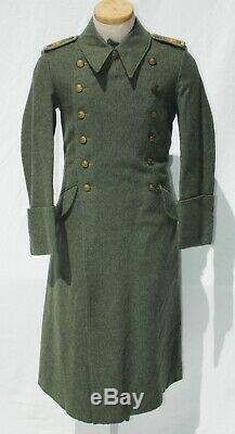 German WWII ORIGINAL Kreigsmarine Coastal Artillery NCO's Greatcoat