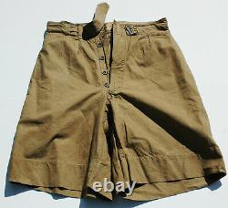 German WWII ORIGINAL Luftwaffe Afrika Korps Shorts Unissued