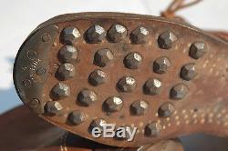 German WWII ORIGINAL short ankle boots UNISSUED
