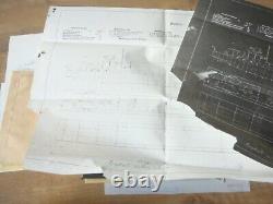 German WWII Secret Command Documents Kriegsmarine Navy Ship Blueprints Photos