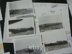 German WWII Secret Command Documents Kriegsmarine Navy Ship Blueprints Photos