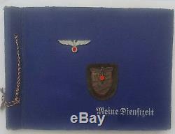 German WWII photo album army krim shield heer original wehrmacht