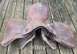 German Wehrmacht Cavalry Saddle Stamped Original German Military WW2