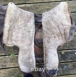 German Wehrmacht Cavalry Saddle Stamped Original German Military WW2