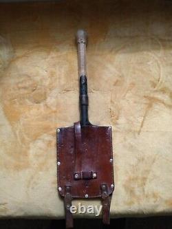 German World War II Entrenching Tool with holder Original