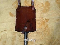 German World War II Entrenching Tool with holder Original