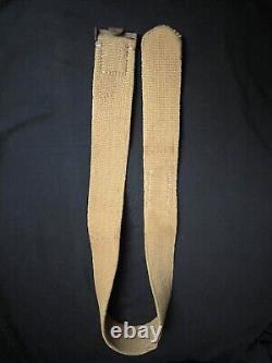 German Ww2 Dak'deutsche Afrika Korps' Tan Webbed Cotton Belt 95cm