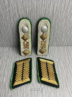 German Ww2 Heer Admin, Beamte' Matching Shoulder & Collar Tab Uniform Set Rare