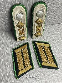 German Ww2 Heer Admin, Beamte' Matching Shoulder & Collar Tab Uniform Set Rare