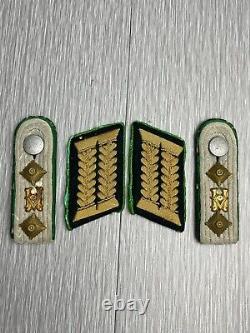 German Ww2 Heer Admin, Beamte' Matching Shoulder & Collar Tab Uniform Set Rare