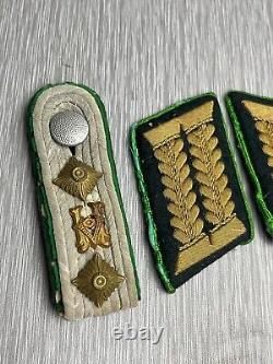 German Ww2 Heer Admin, Beamte' Matching Shoulder & Collar Tab Uniform Set Rare