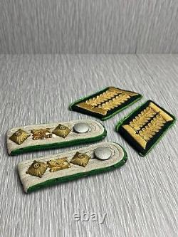 German Ww2 Heer Admin, Beamte' Matching Shoulder & Collar Tab Uniform Set Rare