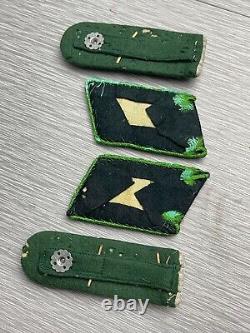 German Ww2 Heer Admin, Beamte' Matching Shoulder & Collar Tab Uniform Set Rare