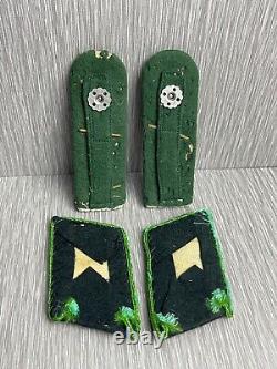 German Ww2 Heer Admin, Beamte' Matching Shoulder & Collar Tab Uniform Set Rare