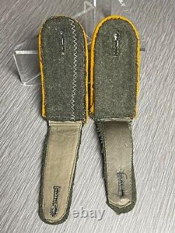 German Ww2 Heer Em Cavalry Shoulder Straps Rare