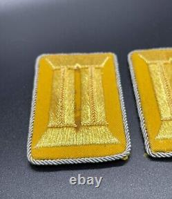 German Ww2 Nsdap Political Leader Matching Tunic Collar Tabs Very Rare