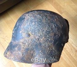 German Ww2 Original Luftwaffe Helmet Found At Arnhem 1983