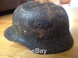 German Ww2 Original Luftwaffe Helmet Found At Arnhem 1983