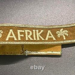 German Ww2 Tropical Deutsche Afrika Korps (dak) Uniform Removed Cufftitle Beauty