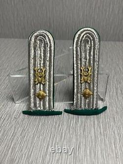 German Ww2 Wehrmacht Administration First Lieutenant Shoulder Boards Rare