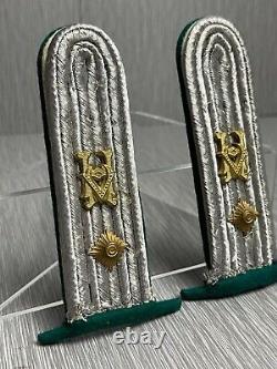 German Ww2 Wehrmacht Administration First Lieutenant Shoulder Boards Rare