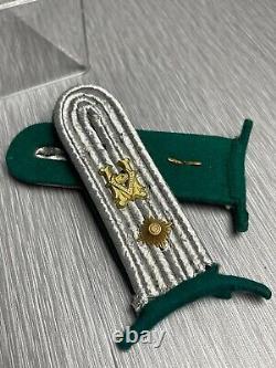 German Ww2 Wehrmacht Administration First Lieutenant Shoulder Boards Rare