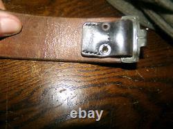 German belt and buckle ww2 perfect condition marking 95 35,4331 inches