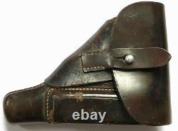 German holster WWII military Walther Zella Mehlis PP brown Akah original rare