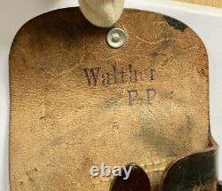 German holster WWII military Walther Zella Mehlis PP brown Akah original rare