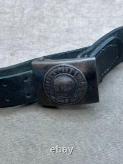 German leather belt. Wehrmacht 1936-1945 WW2