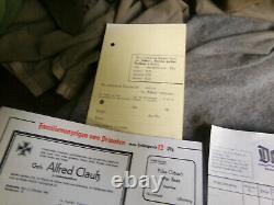 German lot ww2 papers originals in perfect condition rare