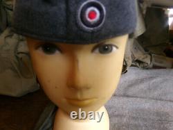 German luftwaffe cap ww2 perfect condition with name original