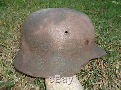 German m35 helmet helm casque found in normandy ww2 original