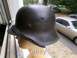 German m42 luftwaffe helmet very good condition ww2 original
