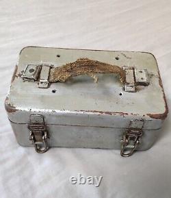 German metal box WW2 Emil Busch Optische Industrie Rathenow