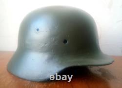 German original. Wehrmacht soldier helmet. 1939-1945. WWII WW2