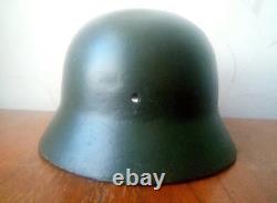 German original. Wehrmacht soldier helmet. 1939-1945. WWII WW2