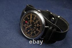 German pilot observer b-uhr military watch war2 ww2 type serviced working 6