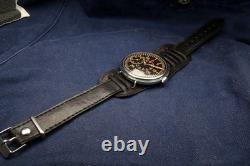 German pilot observer b-uhr military watch war2 ww2 type serviced working 6