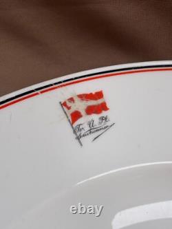 German porcelain plate. Wehrmacht 1936-1945 WW2