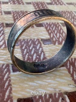 German silver Ring. WW2