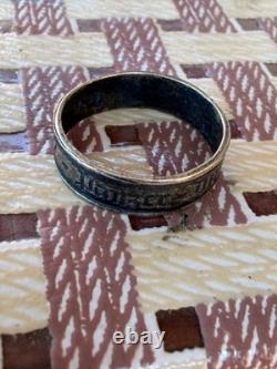 German silver Ring. WW2