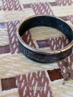 German silver Ring. WW2