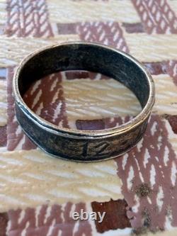 German silver Ring. WW2