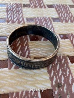 German silver Ring. WW2
