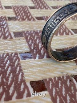 German silver Ring. WW2