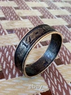 German silver Ring. WW2