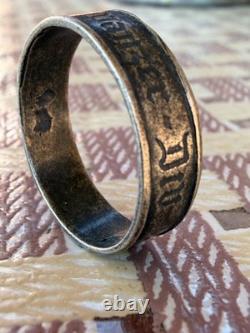 German silver Ring. WW2