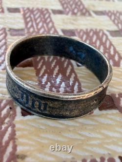 German silver Ring. WW2