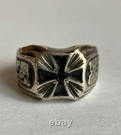 German silver ring. WW2